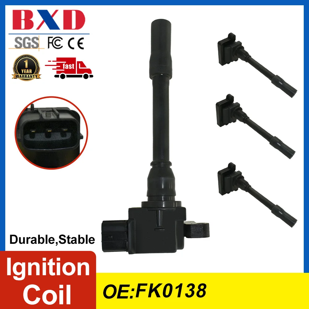 1/4PCS Ignition Coil FK0138 MD362907 MD325048 MD344196 30875593 For Mitsubishi Carisma Galant Lancer Pajero Volvo S40 V4