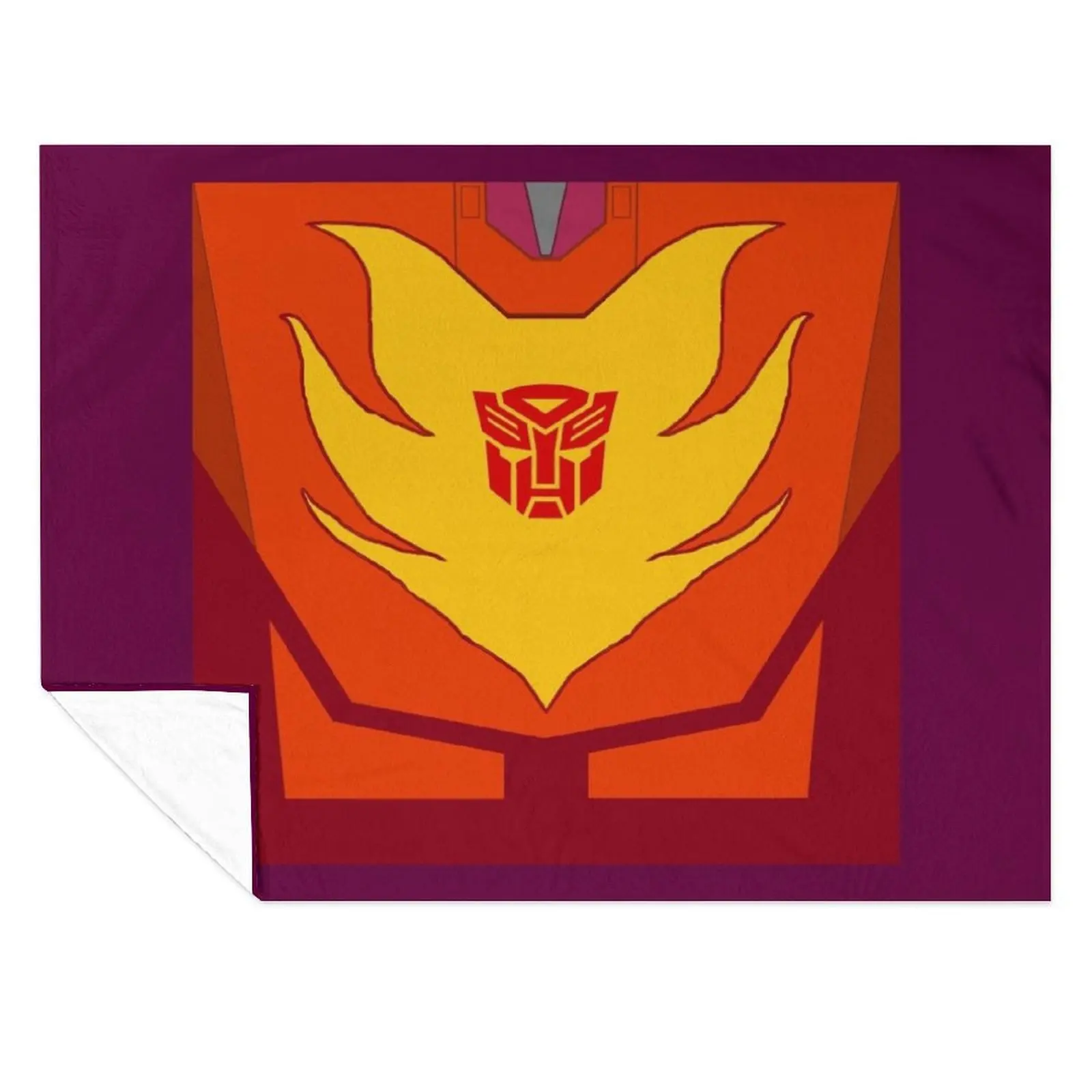 Трансформеры G1 Hot Rod Flames Плед Мягкие дизайнерские одеяла Одеяла