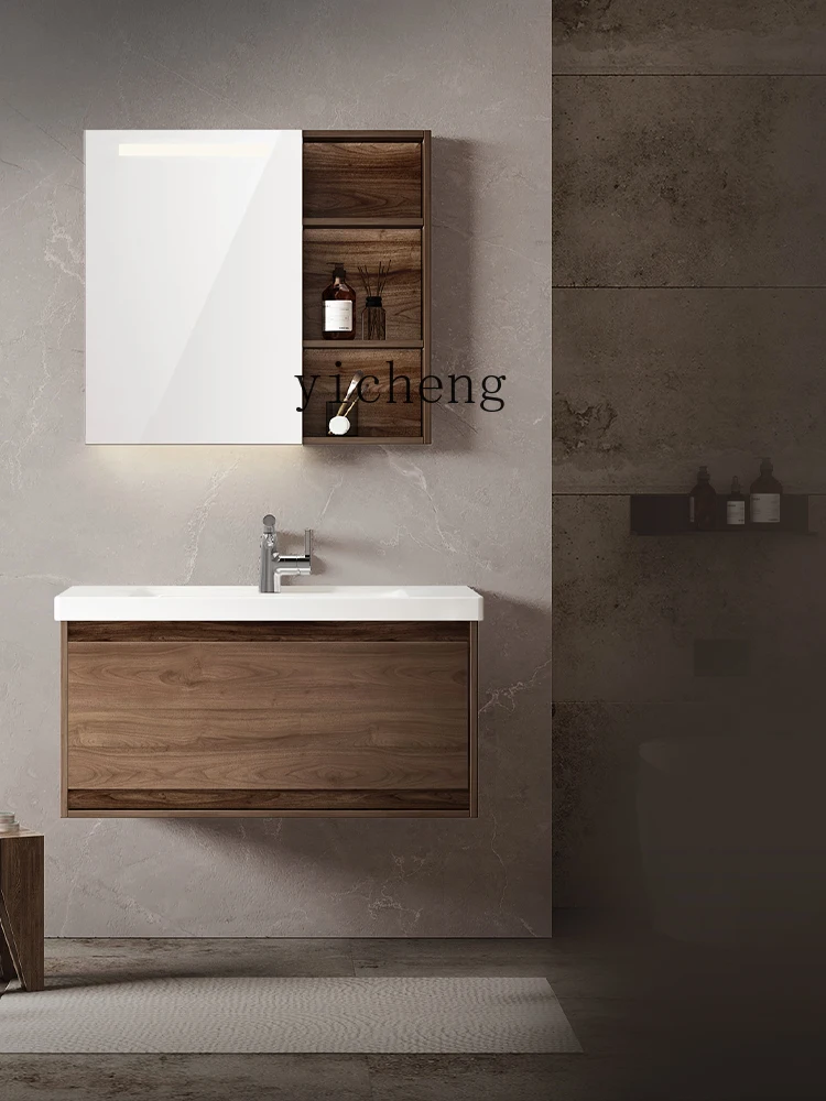 

TWR bathroom cabinet ceramic integrated basin toilet wash basin cabinet combination hand wash station