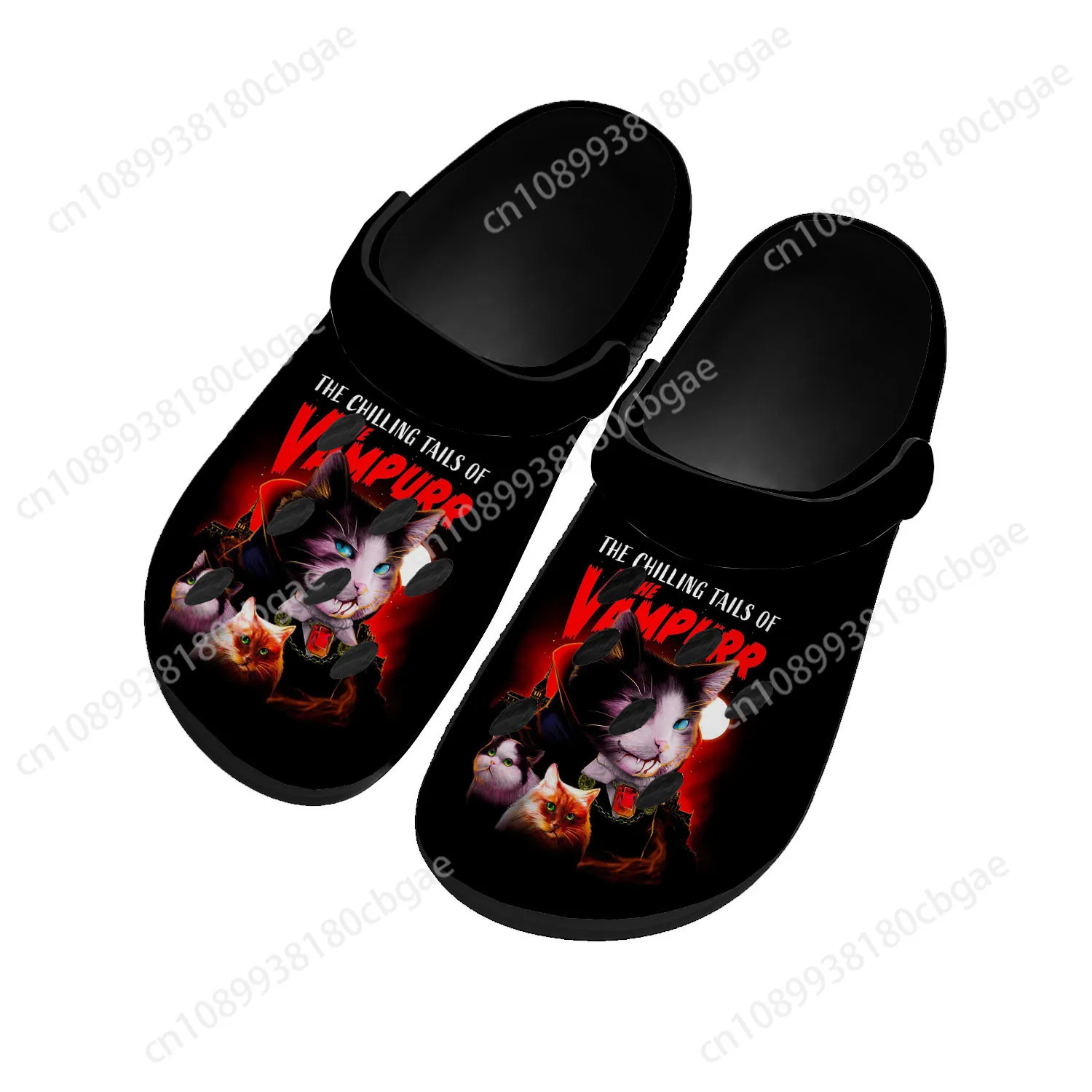 

Cat Vampire Home Clog Cat The Return of Vampurr Mens Women Youth Boy Girl Sandals Shoes Garden Custom Shoe Beach Hole Slippers