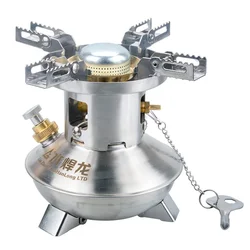 Outdoor Self-driving Stove for Cooking Rice and Water, Convenient Camping All-in-one Outdoor Picnic Gasification Stove