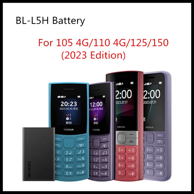 1450mAh BL-L5H Battery For Nokia 105 4G 110 4G125 150 (2023 Edition) Battery BLL5H