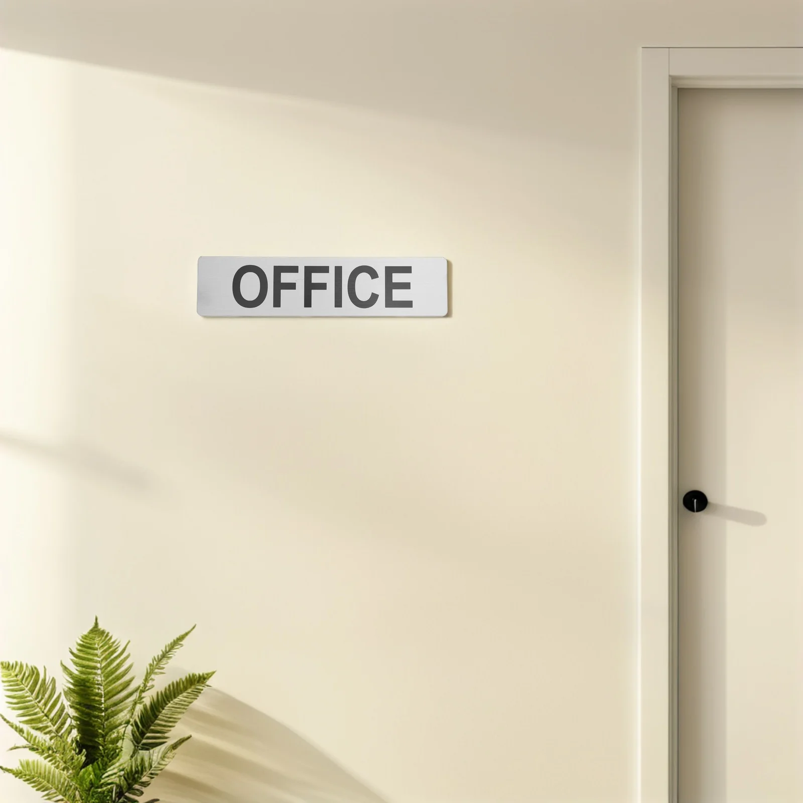 

5Pcs Office Sign Aluminium Alloy Professional Metal Door Plaque Easy Installation Meeting Room Wall Business Door Sign Decor