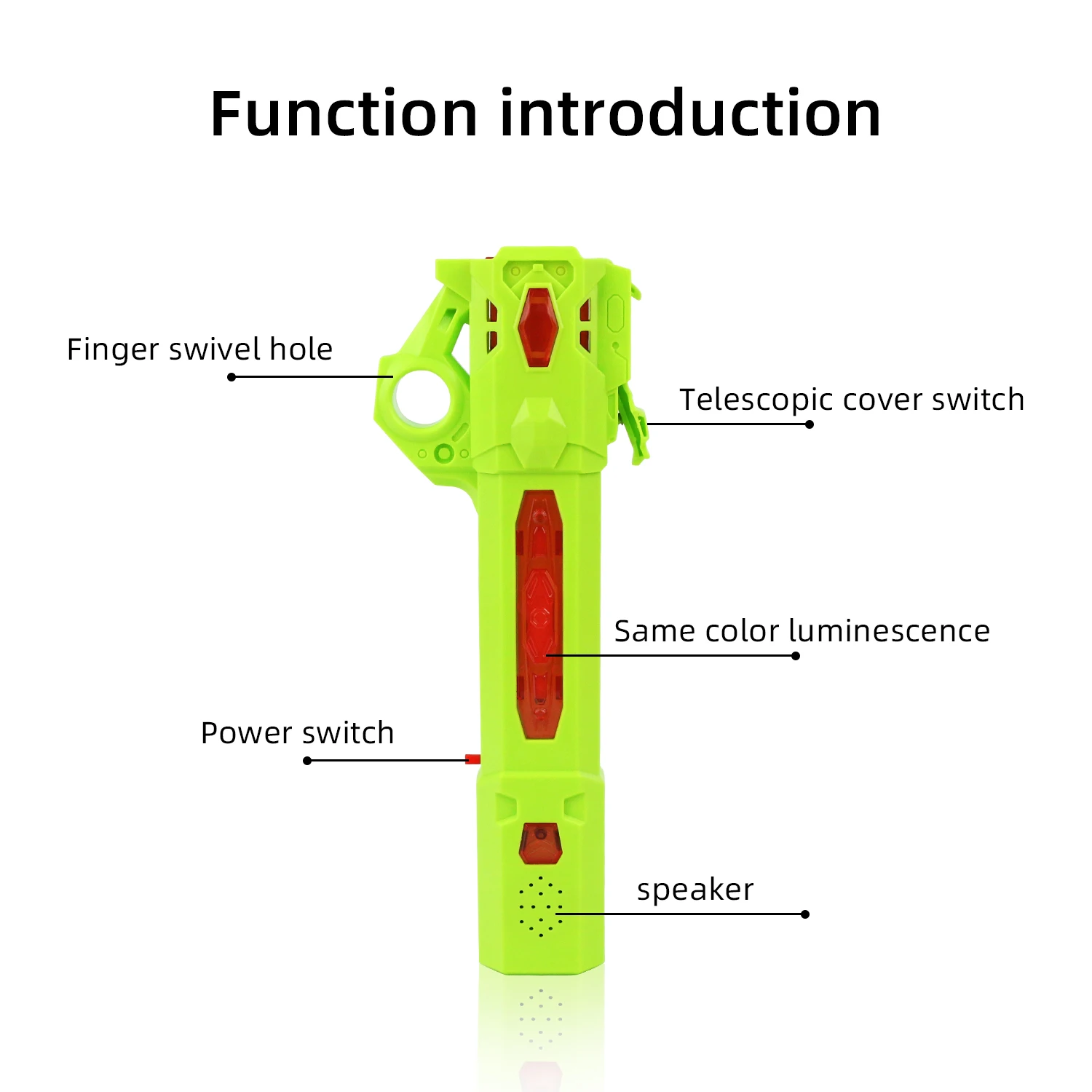 Sable de luz retráctil 2 en 1, espada láser giratoria de dedo con luz para más de 3 niños, espada láser de juguete para fiestas, espadas brillantes