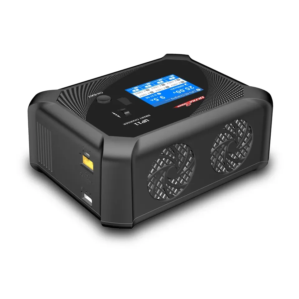 ULTRA POWER UP11 Battery Charger AC 240W DC 600W Four Channels Smart Blance Charger for 1-6S LiPo/LiHV/LiIon/LiFe Battery