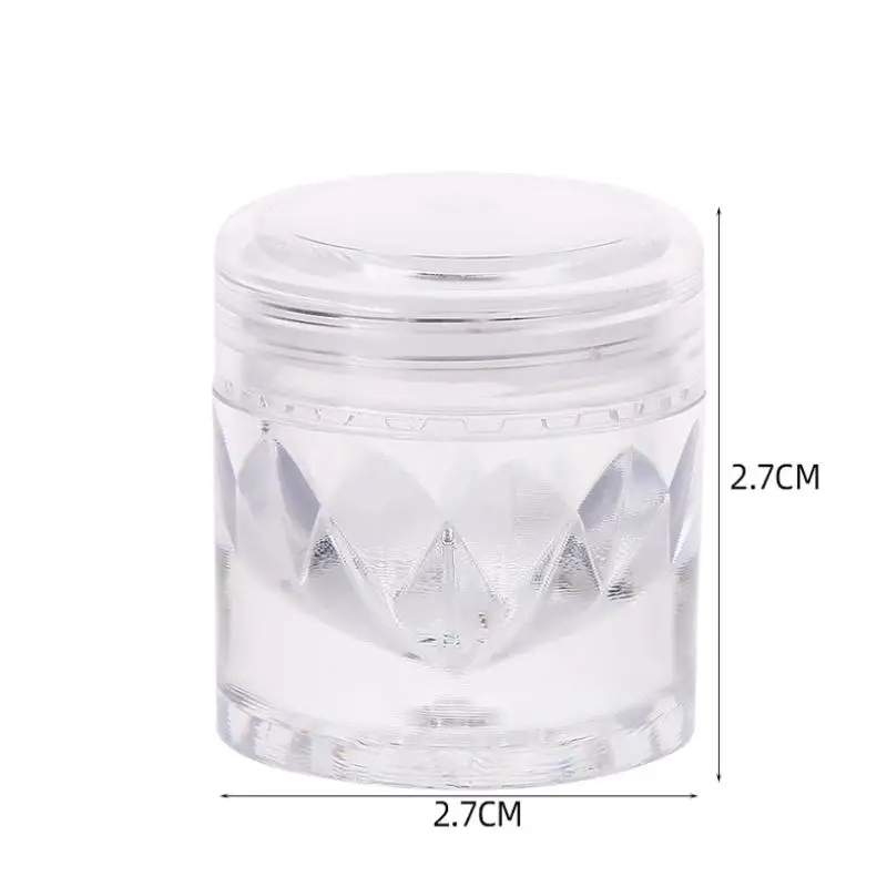 2/5 PCS Bottiglie di polvere sciolte vuote Barattoli di setaccio con contenitore di polvere in rete Tappo trasparente Bottiglie riutilizzabili cosmetiche fai da te Trucco