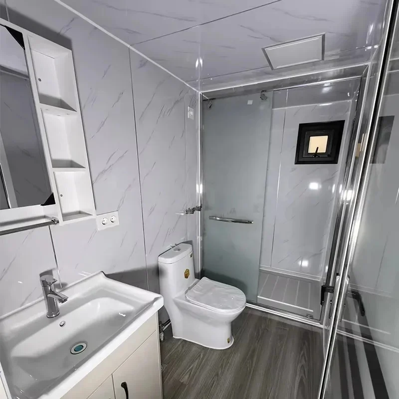 حاوية منزلية قابلة للطي موفرة للمساحة بطول 20/40 قدمًا من الفولاذ المنزلي الصغير 2-5 غرف نوم للمعيشة المدمجة في جميع أنحاء العالم