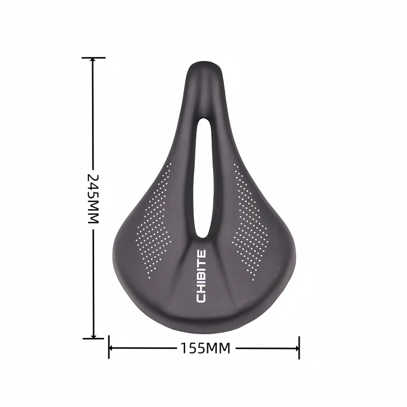 

CHIBITECarbon Fiber Hollow Bicycle Seat Cushion Mountain Road Seat Bag Saddle Ultra-light Short Nose Riding Comfort136g From Tai
