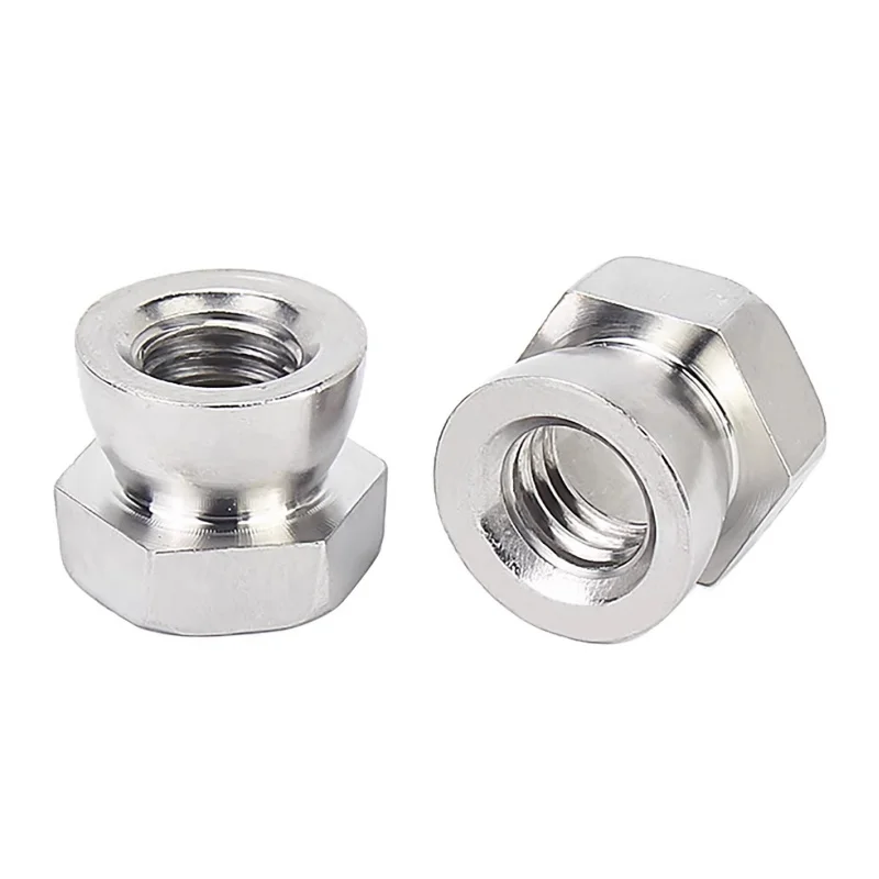 304 Stainless Steel A2-70 Anti Theft Shear Nut M6 M8 M10 M12 Break Off Twist Security Nut for Furniture Automotive Marine