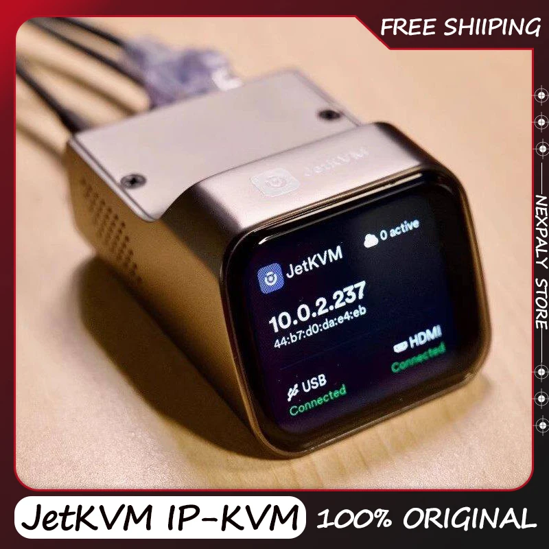 JetKVM IP-KVM Open Source Hdml USB Remote Management Desktop Control Device Supports Mac/Windows/Linux etc Desktop control