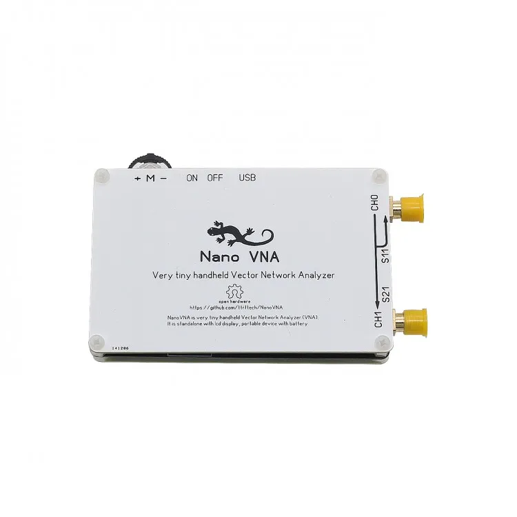 NanoVNA Vector Network Analyzer 50KHz-900MHz HF VHF UHF Antena Analyzer 2.8" Layar LCD