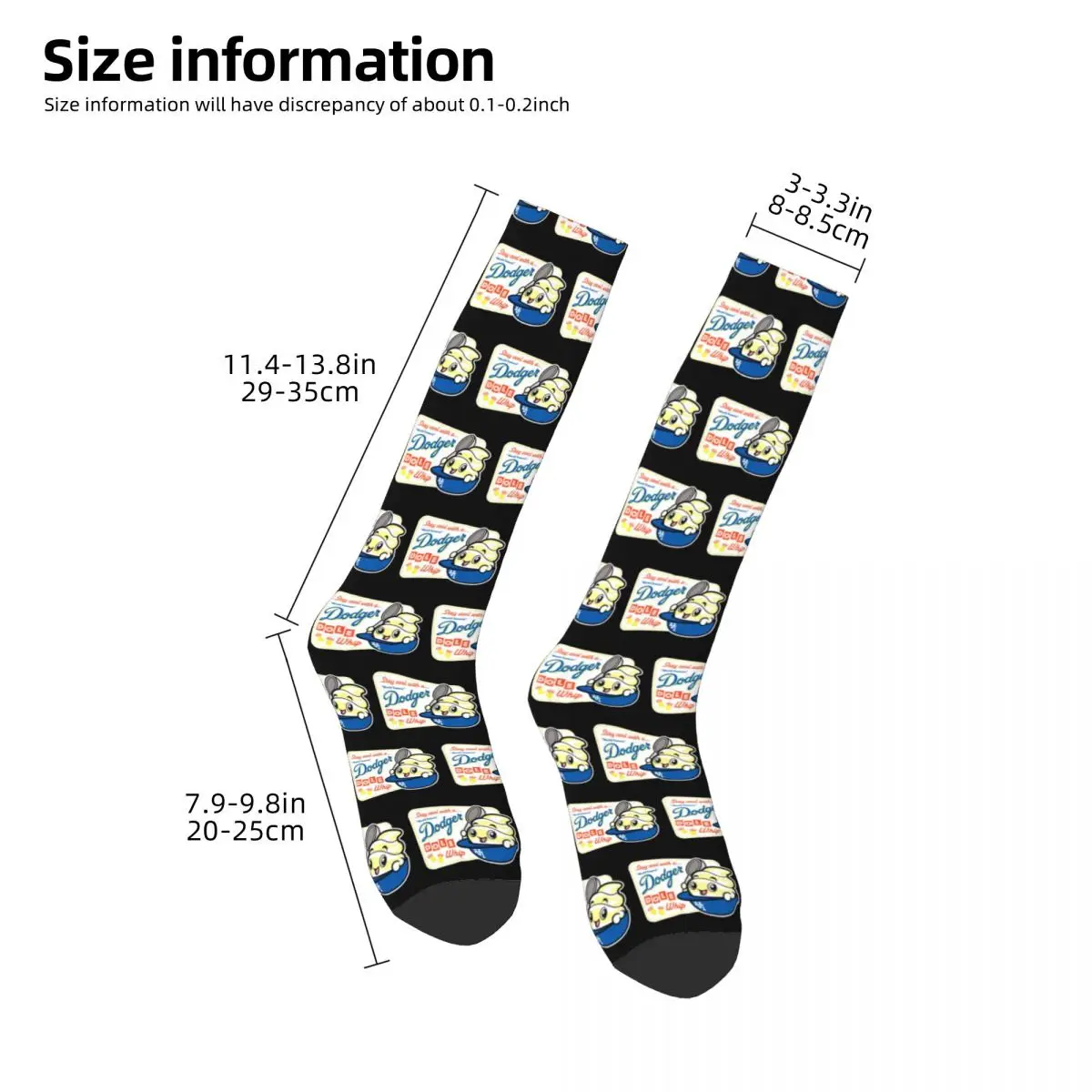 World Famous Dodger Dole Whip Socks Harajuku Stockings All Season Long Socks Accessories for Unisex Gifts