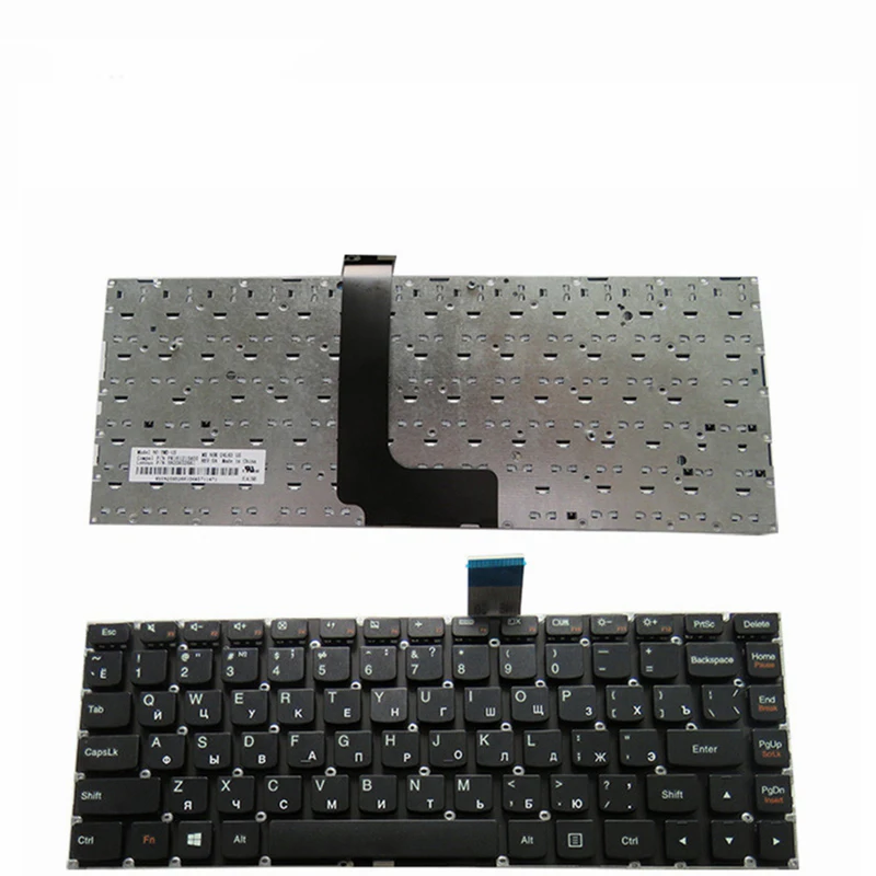 

New English US RU Russian Keyboard For Lenovo M490S B4400S B4450S M4400S B490S Series black No backlit