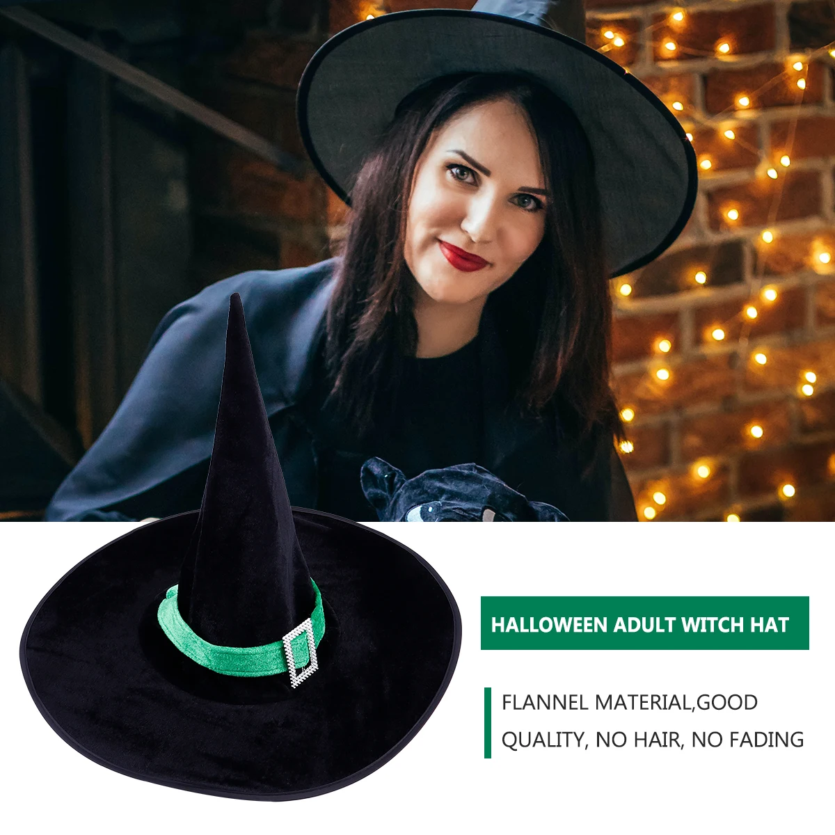 

Halloween Costumes for Adults Witch Hat Cosplay Cloth Party Masquerade Dress Up