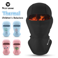 WEST BIKING Kids Balaclava Windproof Ski Face Mask Winter Children Fleece Cycling Neck Warmer Scarf Helmet Liner for Boys Girls