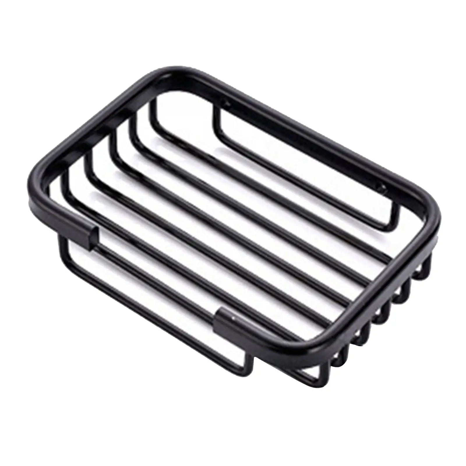 Durable bathroom and kitchen Soap Mounted Bracket Suction Tray Aluminum Box