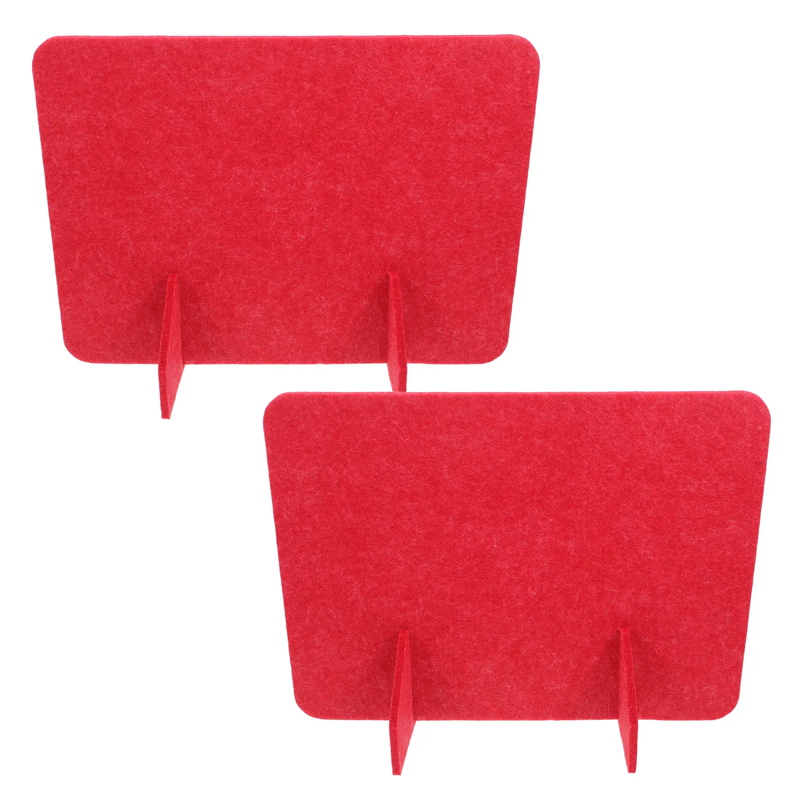 2Pcs Office Desk Divider Felt Panels 15.75x11.8in Portable Privacy Partitions for Workspace Classroom Study Table Desktop