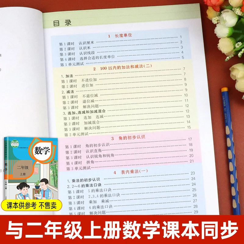 New Version of Grade 1-6, Synchronized Math Exercise Book, People's Education Press, Synchronized Training
