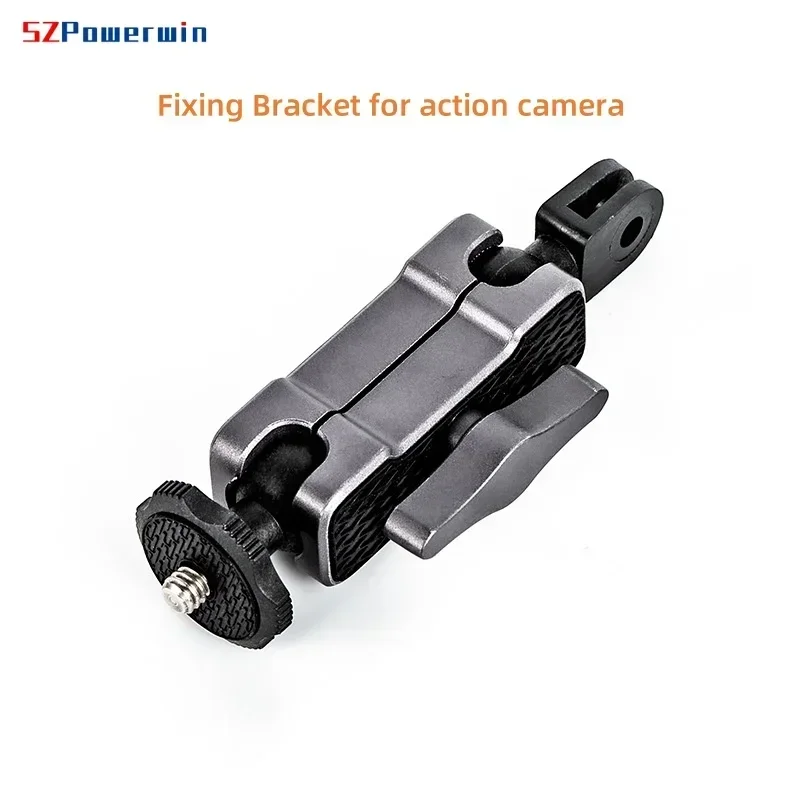 Fixing Bracket Gimbal Mount Holder Multipurpose Adjustable Bracket with 1/4 Hole Cold Shoe for Sport Action Camera Accessories