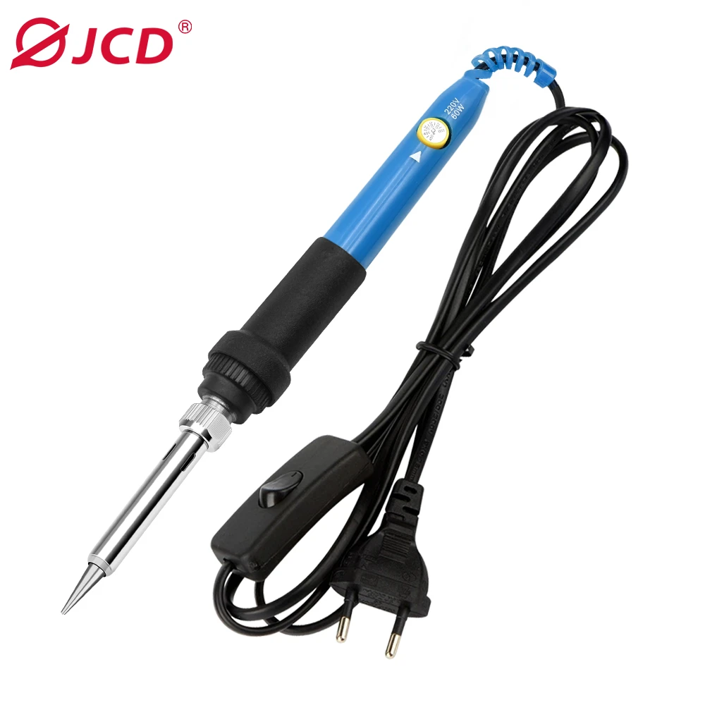 

JCD soldering iron with adjustable temperature 110V 220V 60W 908 soldering tool soldering iron plug in the US/EU/UK