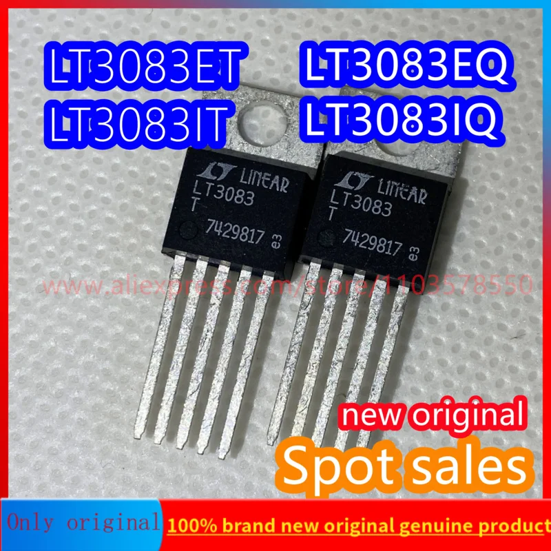 5PCS LT3083T LT3083IT LT3083ET direct insertion TO-220 new original switch regulator chip mounting LT3083Q  LT3083IQ LT3083EQ