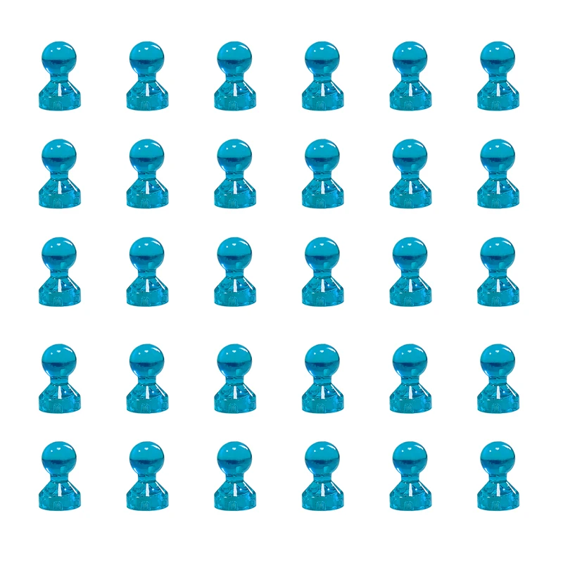30PCS Strong Magnetic Push Pin Magnets, Thumbtack Magnets for Whiteboard, Map, Office, Classroom, Kitchen & Home