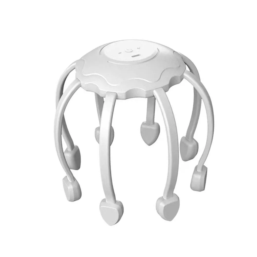 

5 Modes Electric Head Massager Type-C High Frequency Vibration Octopus Claw Head Massager Multi-touch Scalp Massager