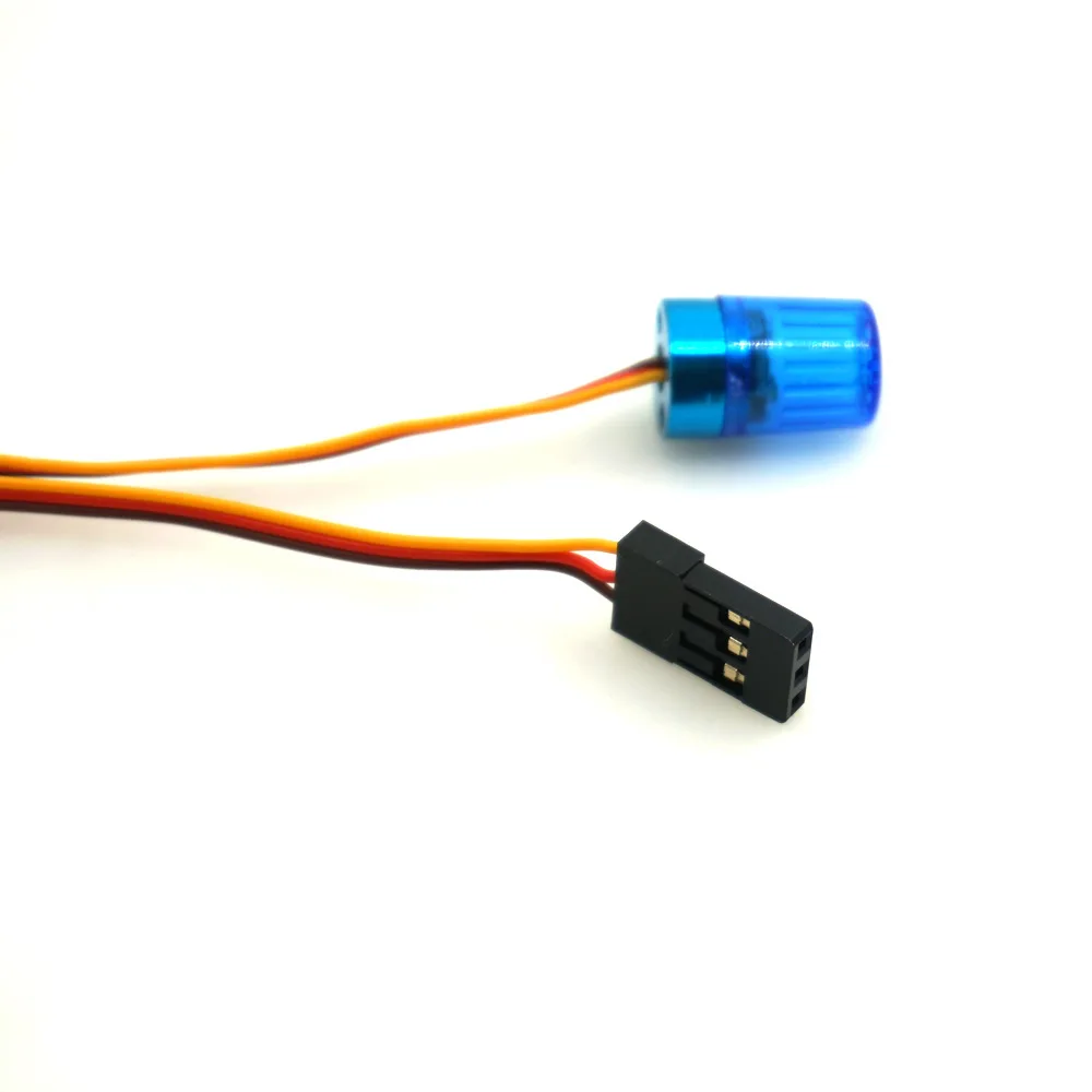 RC Multi-function Flashing Rotating LED Light Bar Police Alarming Lamp for 1/10 RC Crawler Car Engineering Truck Upgrade Parts