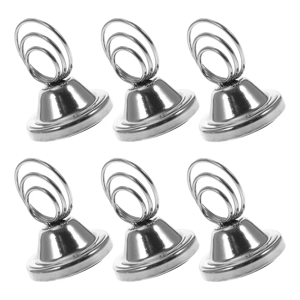 

6pcs Table Number s Mini Desk ganizers Triple Photo Clips Wedding Events Graduation Signs Holder Restaurant Home Decor