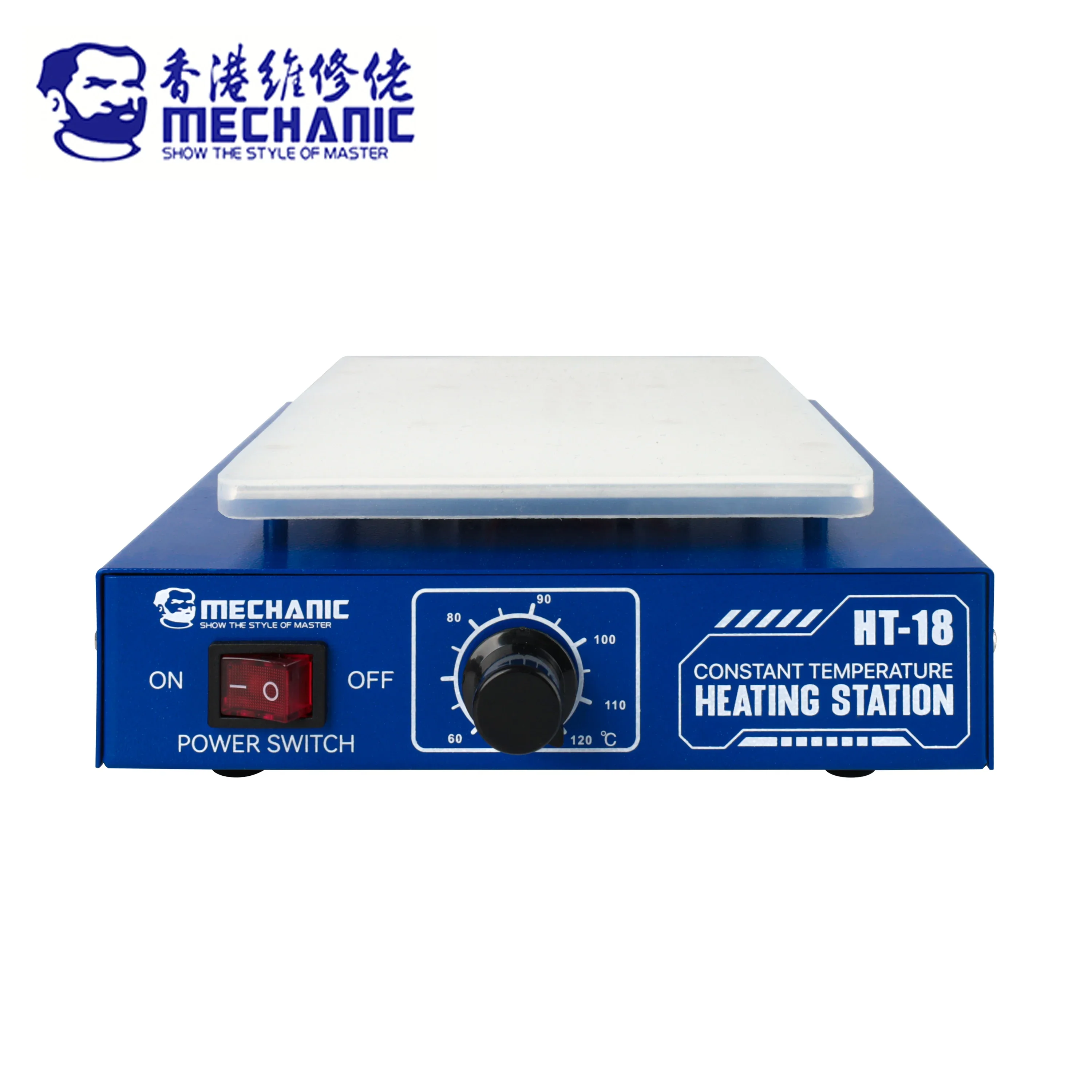 MECHANIC HT-18 Mini Hot Plate PCB SMD Board Soldering Plate Adjustable Constant Temperature Heating Preheating Station Repair