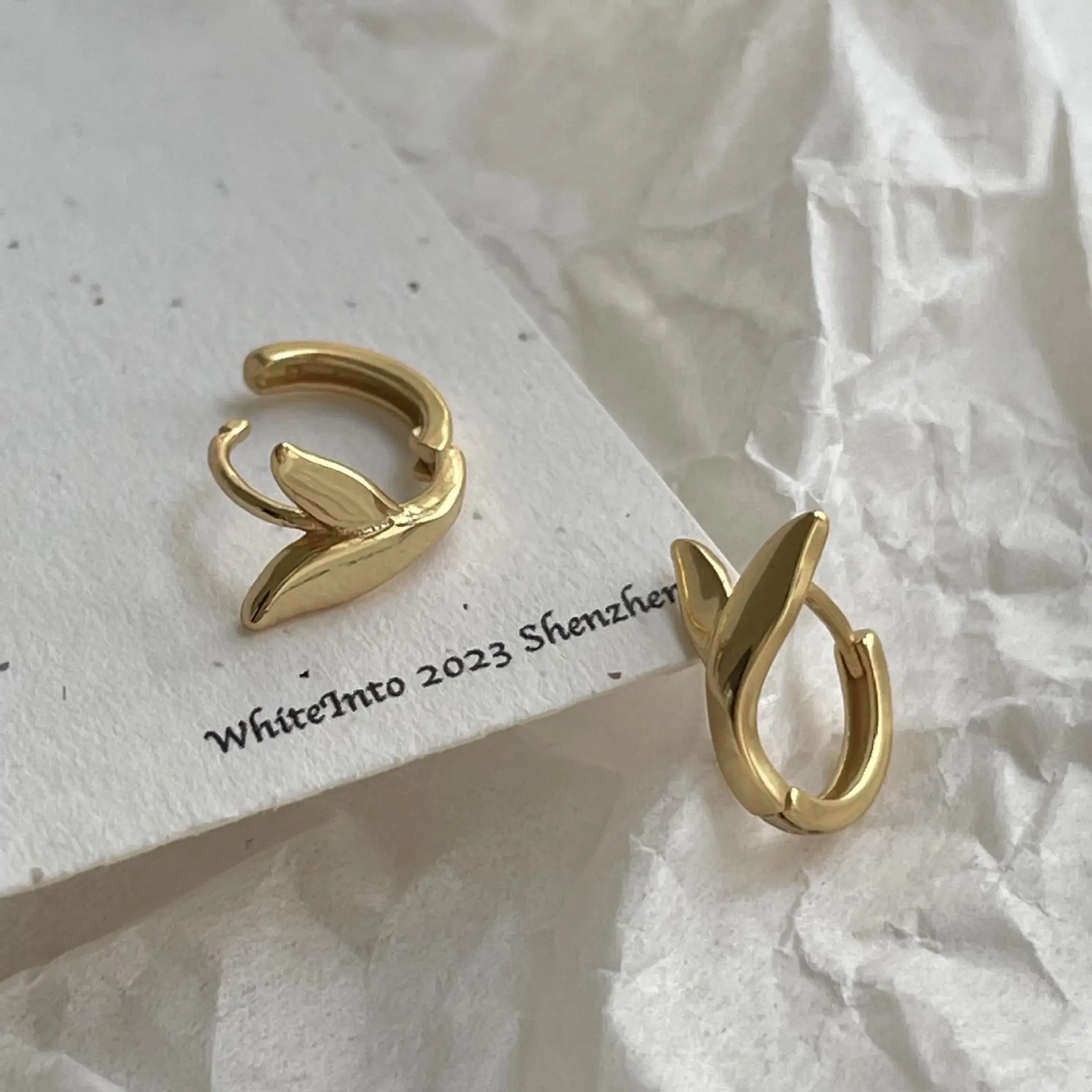 Earrings Silver 925 Fish Tail Elegant Versatile Women's Hoop Earrings Jewelry Cute Pendientes Mujer