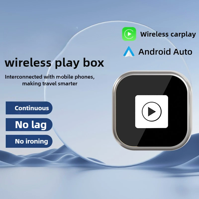 2 in1 Wireless Play Adapter Wireless Dongle Bluetooth 5.2 WiFi For CarPlay Android Auto Box Car Radio Plug And Play