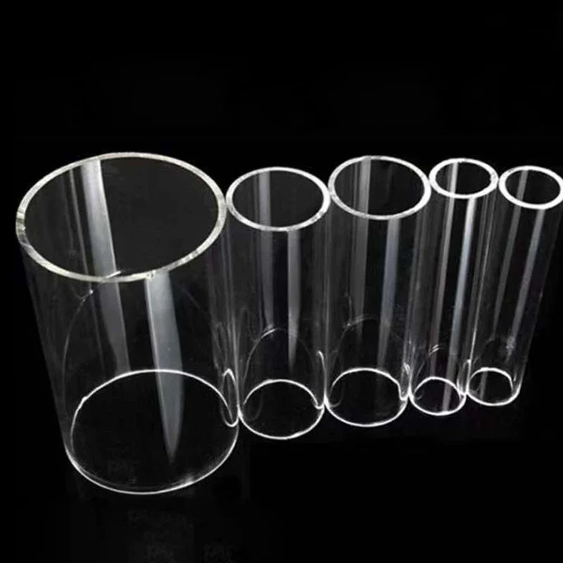 Transparent OD 16~63mm Transparent Acrylic Pipe Tube Aquarium Accessories Fish Tank Plexiglass Water Supply Pipe Fittings