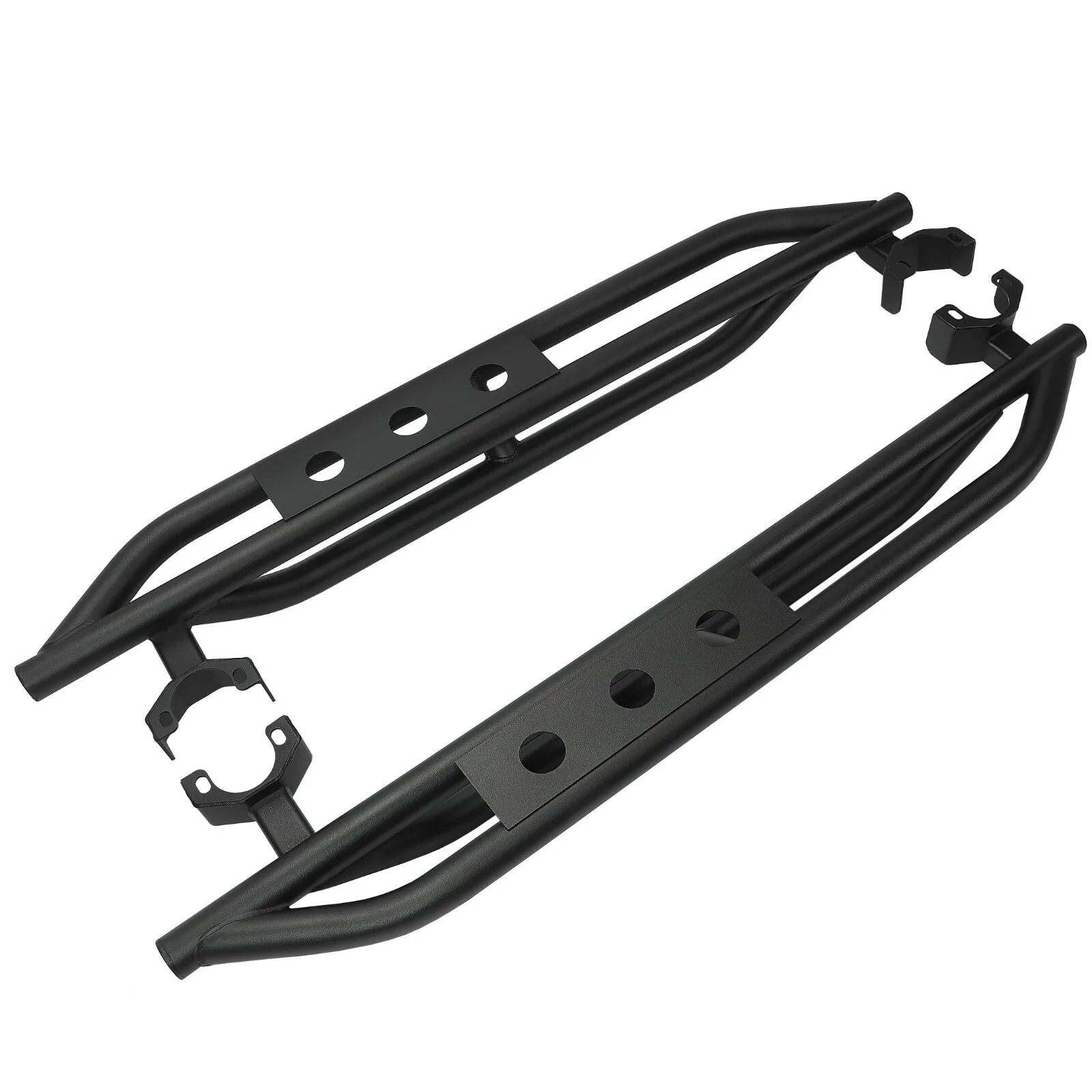 Estribos laterales para Jeep Wrangler JK 2 puertas 2007-2018, barras Nerf, par