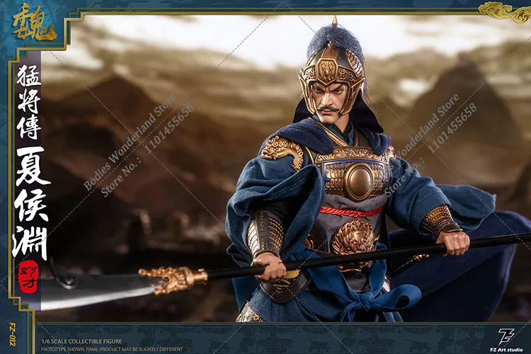 FZ Art studio FZ011 FZ012 1/6 Scale Moushouden Xiahou Yuan Dianwei 2.0 WF 12'' Action Figure with Double Head Model Toys