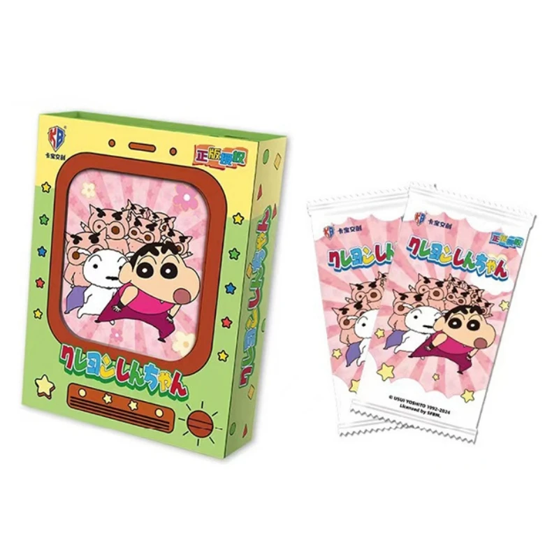 4Style New In Hot Sell Authentic Original Box Crayon Shin-chan Classic Anime Characters Collection Card Children\'s Gifts