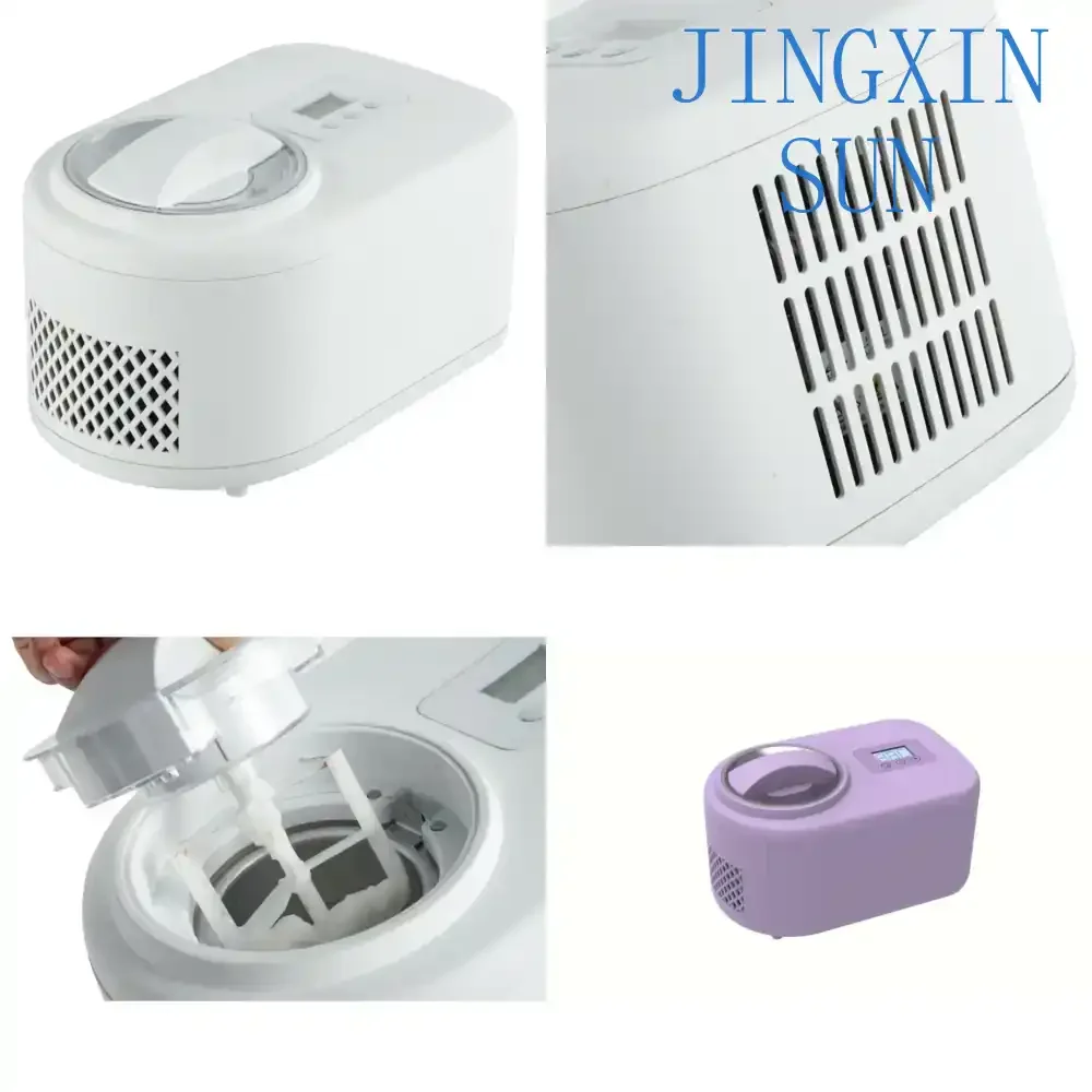 Desktop Home Use Italian Gelato Ice Cream Making Machine for Soft Serve Mini Ice Cream Maker for Home Kitchen Appliances Food
