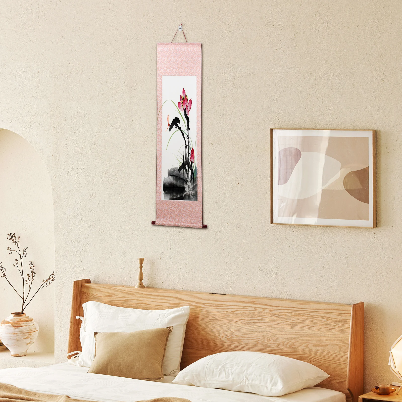 

Chinese Blank Scroll Durable Xuan Paper Calligraphy Painting Scroll for Writing Art Practicing Home Wall Decoration