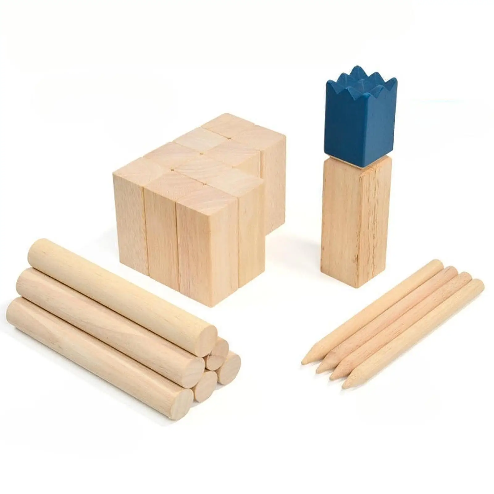 

Игровой набор Kubb Yard, забавный практичный деревянный игровой набор для игры на открытом воздухе, интерактивный для лужайки, двора, сада, подростков, семьи
