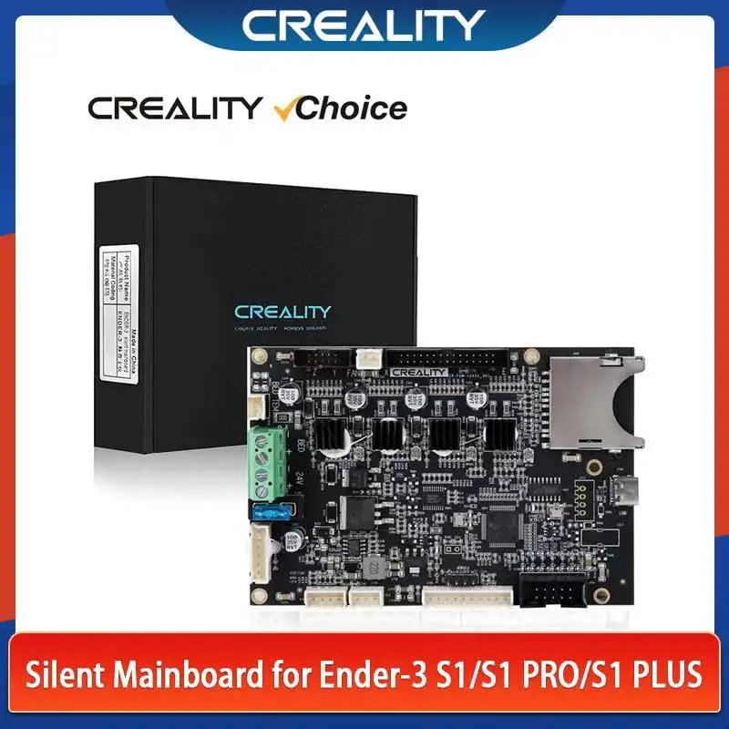 

Creality 3D Printer Silent Mainboard 32-Bit for Ender-3 S1/S1 Pro/S1 Plus 3D Printer Upgrade Silent Printing Parts Original