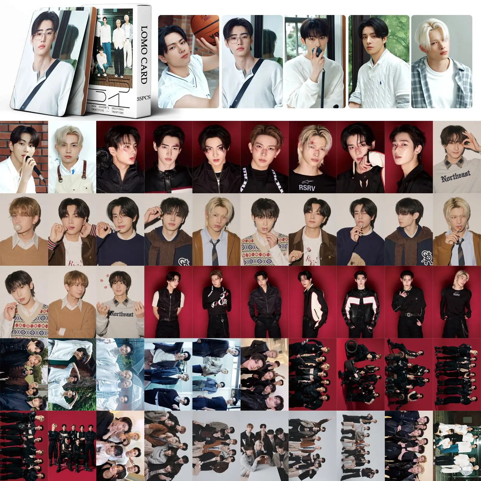 Lomo cartes cartes Photo Album carte Photo haute qualité Album Photo cartesPhoto Fans cadeau