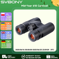 Svbony SV202 8X32/8x42/10x42/10X50 IPX7 Waterproof ED long range Binoculars BAK4 for Bird Watching,Stargazing,camping,travel