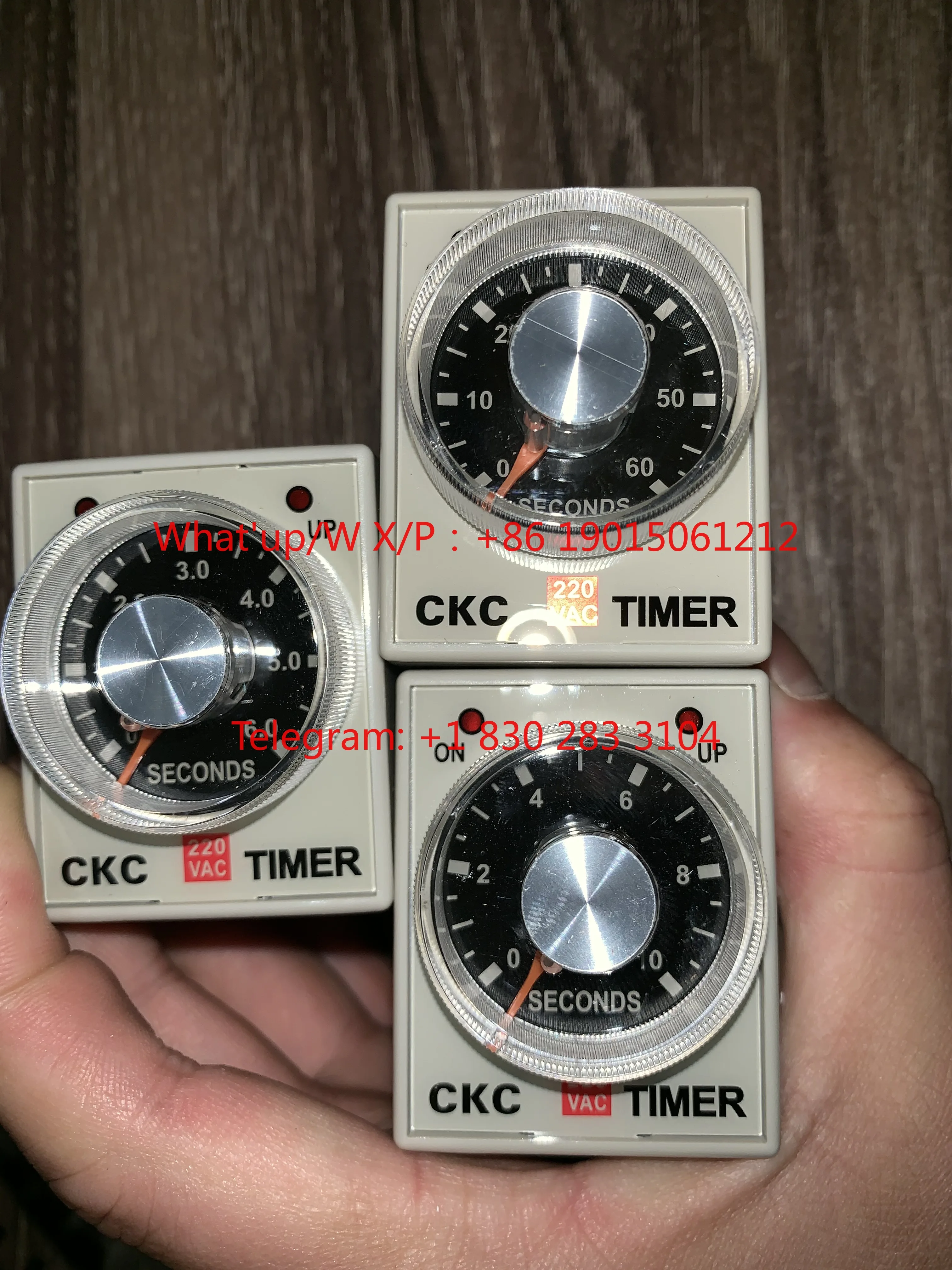 producto   CKC Taiwan  AH3-2 time relay 220V 10s 1 3 6 10 30 60 3 6 10   second  minutes