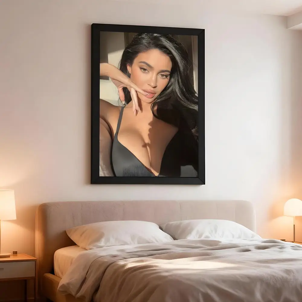 Glamorous Celebrity K-Kylie Jenner Poster Artistic Wall Decor Indoor Outdoor Home Ornament for Collectors