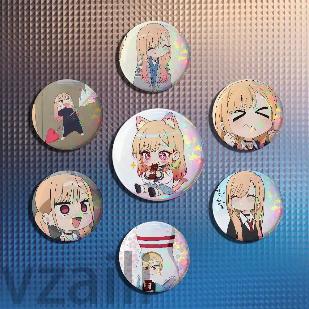 M-Marin Kitagawa Button Pin Single Pack Anime Merch for Ita Bags Badge Collectible Buttons TH
