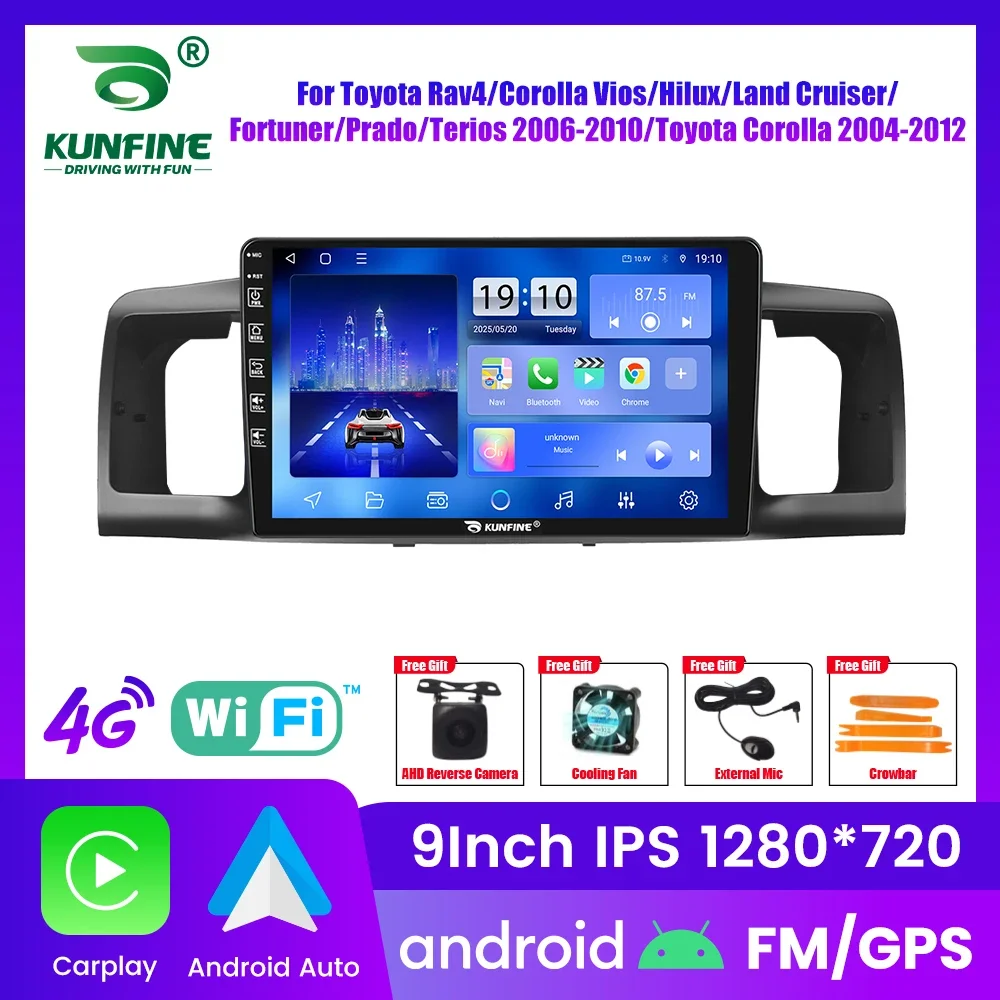 

Android Car Radio For Toyota Rav4 Hilux Vios 2006-10 Corolla 2004-2012 Car Stereo GPS Navigation Player Carplay Android Auto BT