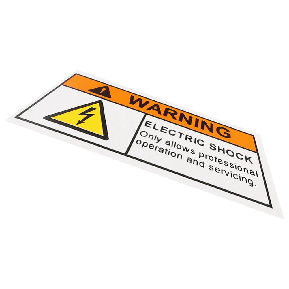 

Electric Shock Hazard Warning Label High Voltage Safety Sticker Self-Adhesive For Schools Hospitals Factories Maintenance