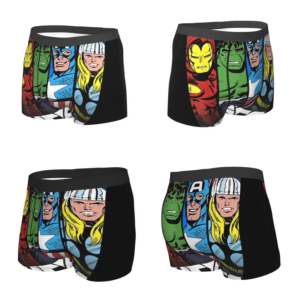 Boxer Underpants Shorts Hulk Incredible Dad Panties Male Comfortable Underwear for Homme Man Boyfriend Gift