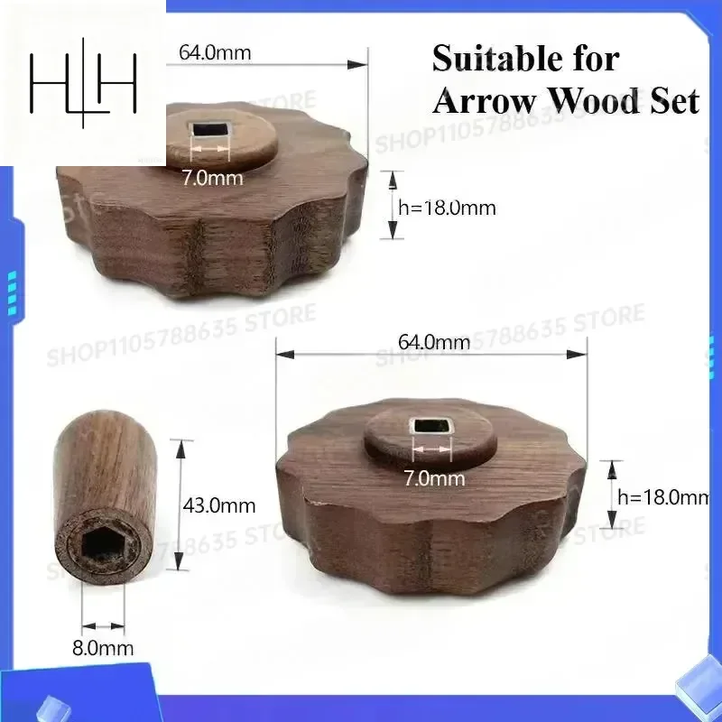 For ROCKET APP R58 V60 Semi-automatic Coffee Machine Walnut Modification Kit Knob Lever