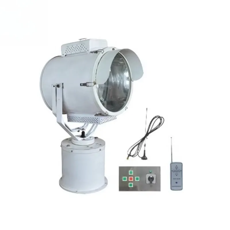 Outdoor 1000 meters remote control 2000w rotating marine xenon lamp search light